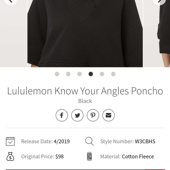 Lululemon know your angels poncho - Picture 4 of 5